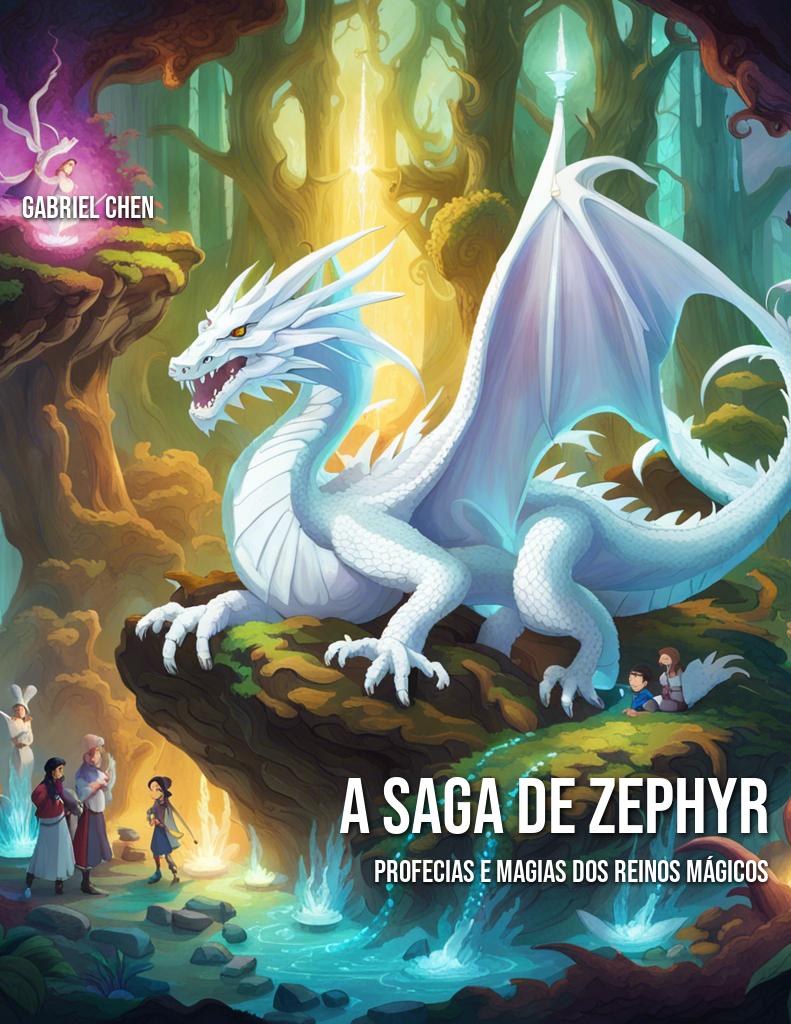 a-saga-de-zephyr-profecias-e-magias-dos-reinos-mágicos cover 