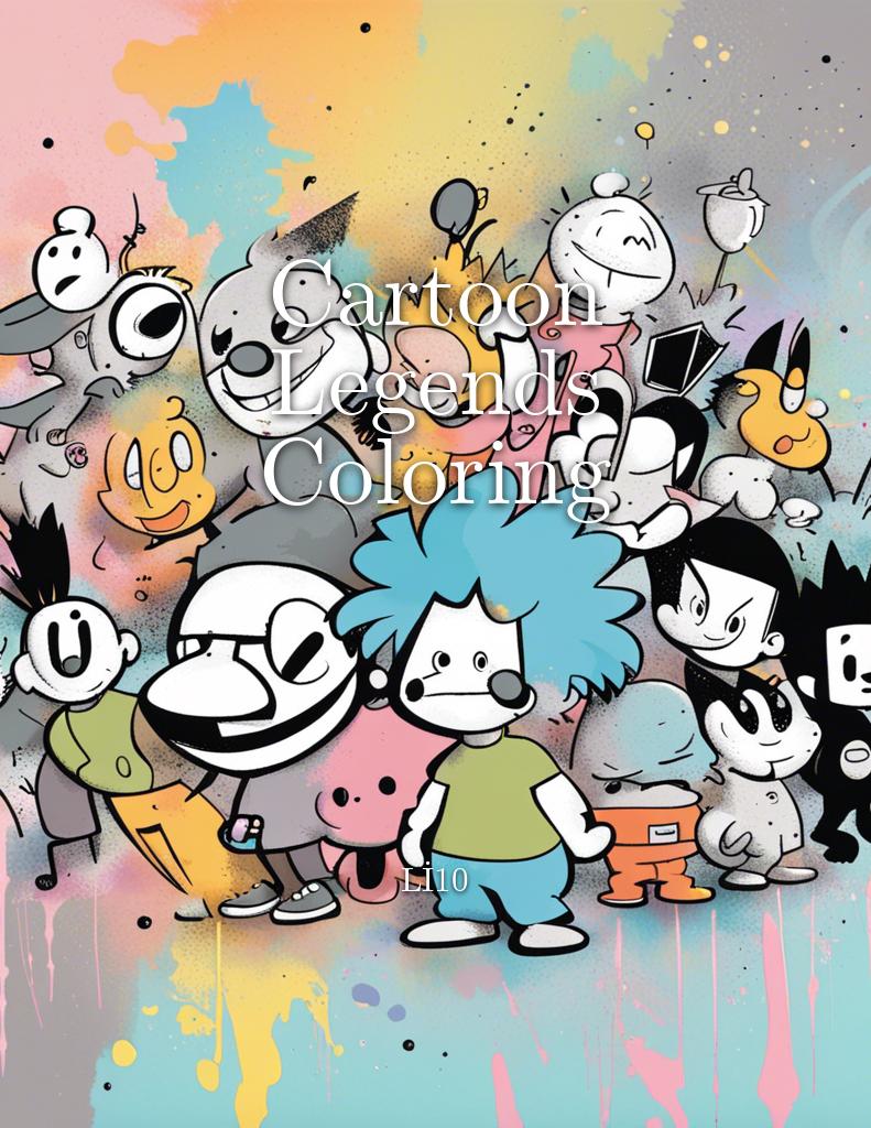 cartoon-legends-coloring cover 